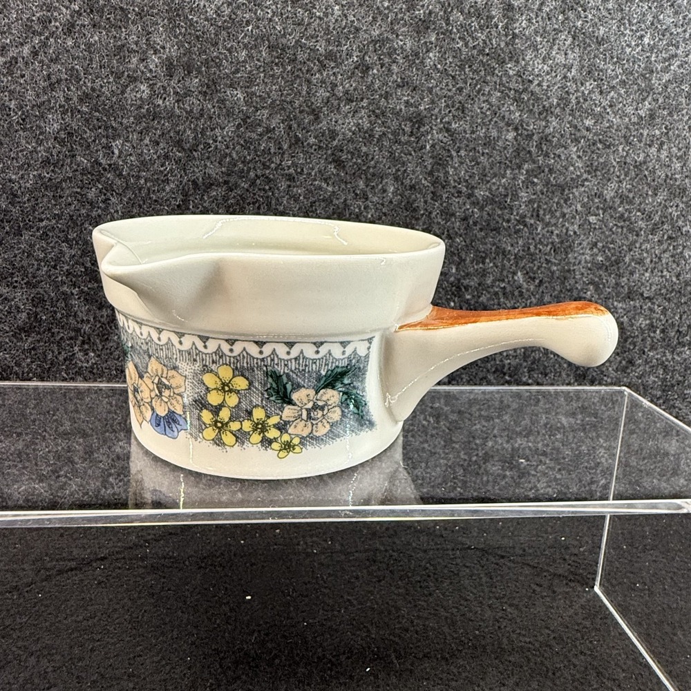 Goebel COUNTRY BURGUND Butter Sauce Pot Gravy Boat No Stand West Germany